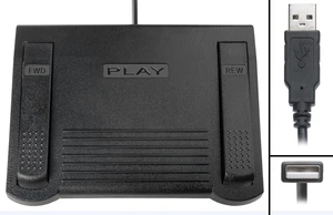 Express Scribe Transcription Foot Pedal -FPAE - For Free & Paid Software on Windows & Mac - Not for Case Catalyst or Other Transcription Programs Express Scribe Transcription Foot Pedal -FPAE - For Free & Paid Software on Windows & Mac - Not for Case Catalyst or Other Transcription Programs