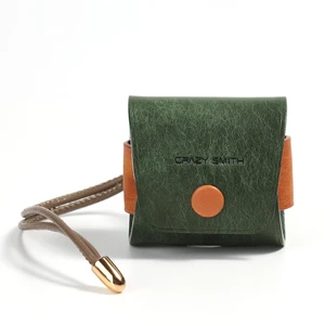 Handmade Genuine Leather Case for AirPods 4, Shockproof Protective Earbuds Cover with Dual Lanyards, Wireless & Wired Charging Accessible (Type-a-Green, Apple AirPods 4) Handmade Genuine Leather Case for AirPods 4, Shockproof Protective Earbuds Cover with Dual Lanyards, Wireless & Wired Charging Accessible (Type-a-Green, Apple AirPods 4)
