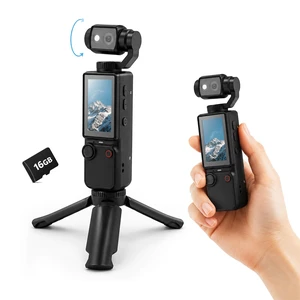 4K Handheld Camera for Vlogging 66M Small Pocket Tripod Body Cameras 4K Video Recording&66M Photo 180° Rotating Lens 1.9in Screen 5 Hours Working Auto&Manual Focusing Tripod, 16GB Card 4K Handheld Camera for Vlogging 66M Small Pocket Tripod Body Cameras 4K Video Recording&66M Photo 180° Rotating Lens 1.9in Screen 5 Hours Working Auto&Manual Focusing Tripod, 16GB Card
