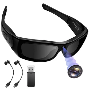 Sunglasses Camera HD 1080P Sport Camera, Sunglasses Videocamera, Bluetooth Sunglasses Cycling Sport Video Camera with Loop Recording and Earphones Sunglasses Camera HD 1080P Sport Camera, Sunglasses Videocamera, Bluetooth Sunglasses Cycling Sport Video Camera with Loop Recording and Earphones