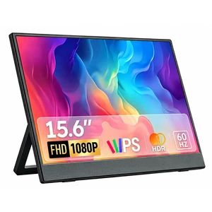 Portable Monitor, 15.6 Inch 1080P 60Hz IPS HDR Portable External Screen USB-C HDMI Second Screen for Laptop PC Mac Phone, Built-in Adjustable Stand Dual Speakers, for Travel and Daily Work Portable Monitor, 15.6 Inch 1080P 60Hz IPS HDR Portable External Screen USB-C HDMI Second Screen for Laptop PC Mac Phone, Built-in Adjustable Stand Dual Speakers, for Travel and Daily Work