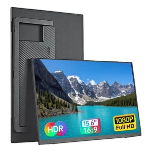 Portable Monitor, 15.6 Inch 1080P Portable External Screen with Kickstand 60Hz IPS HDR Portable Second External Monitor for Laptop, PC, Mac Phone, Travel and Daily Work Portable Monitor, 15.6 Inch 1080P Portable External Screen with Kickstand 60Hz IPS HDR Portable Second External Monitor for Laptop, PC, Mac Phone, Travel and Daily Work