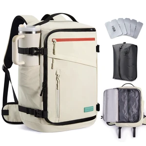 Travel Backpack for Women Men,TSA Carry On Luggage with Vacuum Bag Airline Approved Personal Item Bag for travel essentials, Multi-Pocket Overnight Weekender Bag, Waterproof,17.3"Laptop Travel Backpack for Women Men,TSA Carry On Luggage with Vacuum Bag Airline Approved Personal Item Bag for travel essentials, Multi-Pocket Overnight Weekender Bag, Waterproof,17.3"Laptop