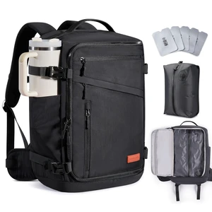 Travel Backpack for Women Men,TSA Carry On Luggage with Vacuum Bag Airline Approved Personal Item Bag for travel essentials, Multi-Pocket Overnight Weekender Bag, Waterproof,17.3"Laptop Travel Backpack for Women Men,TSA Carry On Luggage with Vacuum Bag Airline Approved Personal Item Bag for travel essentials, Multi-Pocket Overnight Weekender Bag, Waterproof,17.3"Laptop