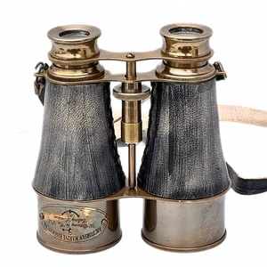 collectiblesBuy Antique Marine Victorian Binoculars Handmade Buffed Leather Cover Belt, 6 inches, Brass collectiblesBuy Antique Marine Victorian Binoculars Handmade Buffed Leather Cover Belt, 6 inches, Brass
