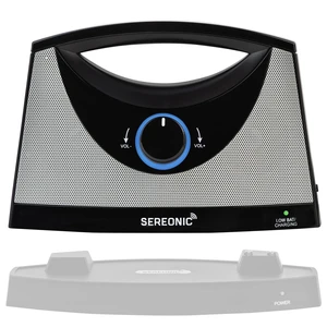 Extra Speaker Receiver Only for Wireless TV Speaker System TRANSMITTING Base and Audio Cables NOT Included Pairs with BT-200 for Use of Multiple Speakers Around the House Extra Speaker Receiver Only for Wireless TV Speaker System TRANSMITTING Base and Audio Cables NOT Included Pairs with BT-200 for Use of Multiple Speakers Around the House