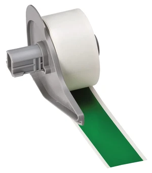 All Weather Permanent Adhesive Vinyl Label Tape for M710 and BMP71 Printers - 1" x 50', Green. M7C-1000-595-GN All Weather Permanent Adhesive Vinyl Label Tape for M710 and BMP71 Printers - 1" x 50', Green. M7C-1000-595-GN