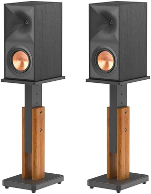 Wood Speaker Stands Pair for Klipsch Bookshelf Speaker Stands Holds 50Lbs 18"-28" Height Adjustable, Wood Grain Floor Stands for Klipsch R-40PM R50M RP-500M RP-600M Speaker Stands, With Cable Clips Wood Speaker Stands Pair for Klipsch Bookshelf Speaker Stands Holds 50Lbs 18"-28" Height Adjustable, Wood Grain Floor Stands for Klipsch R-40PM R50M RP-500M RP-600M Speaker Stands, With Cable Clips