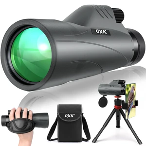 12x56 High Power Monocular Telescope with Smartphone Adapter Tripod Travel Bag, Larger Vision Monoculars for Adults with BAK4 Prism & FMC Lens, Suitable for Bird Watching Hunting Hiking Camping 12x56 High Power Monocular Telescope with Smartphone Adapter Tripod Travel Bag, Larger Vision Monoculars for Adults with BAK4 Prism & FMC Lens, Suitable for Bird Watching Hunting Hiking Camping