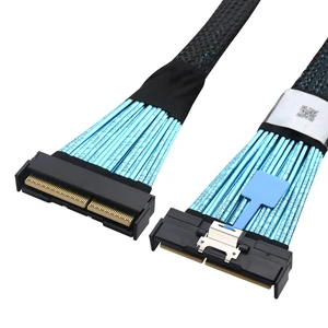 MCIO x20 124-Pin, PCIe Gen5, 2.8ft/0.85m MCIO, SFF-TA-1016, Mini Cooledge IO Cord MCIO x20 124-Pin, PCIe Gen5, 2.8ft/0.85m MCIO, SFF-TA-1016, Mini Cooledge IO Cord