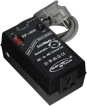 SF500 500W 110v/220v 220v/110v Step Up/Down Automatic Transformer Adapter SF500 500W 110v/220v 220v/110v Step Up/Down Automatic Transformer Adapter