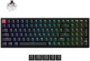 K4 96% Layout QMK Wireless and Wired Mechanical Keyboard Super Brown Switch, RGB Backlight Aluminum Frame with Shine-Through Double-Shot PBT Keycaps for Mac Windows-Version 3 K4 96% Layout QMK Wireless and Wired Mechanical Keyboard Super Brown Switch, RGB Backlight Aluminum Frame with Shine-Through Double-Shot PBT Keycaps for Mac Windows-Version 3