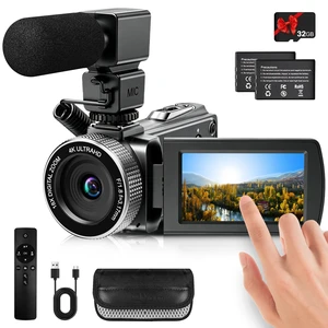 Video Camera Camcorder HD 2.7K 48MP Vlogging Camera for YouTube HD2.7K 36MP Camcorder with 32GB SD Card Video Camera Camcorder HD 2.7K 48MP Vlogging Camera for YouTube HD2.7K 36MP Camcorder with 32GB SD Card
