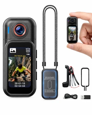 Mini Wearable Body Camera 1080P, Magnetic Pendant, Touch Screen, Mini POV Camera with 150° Wide Angle, Clip-On Design, App Preview, Portable Body Cam for Travel, Pets & Daily Recording Mini Wearable Body Camera 1080P, Magnetic Pendant, Touch Screen, Mini POV Camera with 150° Wide Angle, Clip-On Design, App Preview, Portable Body Cam for Travel, Pets & Daily Recording