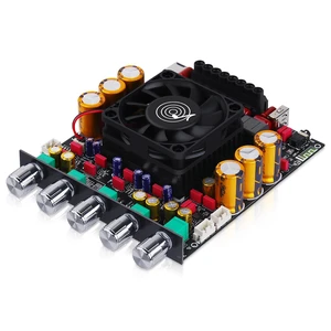 ZK-AS21P 2.1 Bluetooth Amplifier Board, Integrated Type Dual TPA3255 design with 300W x 2 stereo output, 600W subwoofer channel, AUX and USB inputs for DIY speakers ZK-AS21P 2.1 Bluetooth Amplifier Board, Integrated Type Dual TPA3255 design with 300W x 2 stereo output, 600W subwoofer channel, AUX and USB inputs for DIY speakers