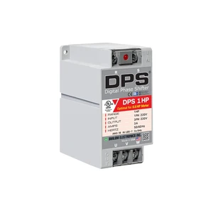 American Digital Phase Converter 1HP, Single to 3 Phase, 3A 200-240V For 0.5HP(0.4kW) 1.5A Motor, Input/Output 200-240V, UL-Listed, 1 per 1 Motor Only, Easy Set Up, Digital Phase Shifter American Digital Phase Converter 1HP, Single to 3 Phase, 3A 200-240V For 0.5HP(0.4kW) 1.5A Motor, Input/Output 200-240V, UL-Listed, 1 per 1 Motor Only, Easy Set Up, Digital Phase Shifter