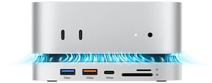mini M4 Dock Enclosure, 40Gbps USB4 Gen3x2, Silent Expansion Hub & Aluminum Stand for M.2 NVMe SSD, 2xUSB A, USB C Host and Audio mini M4 Dock Enclosure, 40Gbps USB4 Gen3x2, Silent Expansion Hub & Aluminum Stand for M.2 NVMe SSD, 2xUSB A, USB C Host and Audio