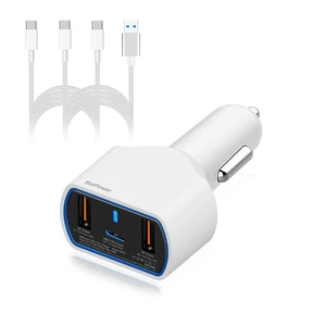 CPD2 High Power Delivery 120W USB-C Laptop Car Charger Compatible with New MacBook Pro Air USB C Laptop HP Dell Razer Surface Vehicle Charger DC 12v-24v auto Power Supply with Dual USB QC CPD2 High Power Delivery 120W USB-C Laptop Car Charger Compatible with New MacBook Pro Air USB C Laptop HP Dell Razer Surface Vehicle Charger DC 12v-24v auto Power Supply with Dual USB QC