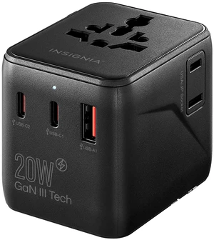 All-in-One Ground Travel Adapter Converter Series with USB Ports (20W All-in-1 Travel Adapter) All-in-One Ground Travel Adapter Converter Series with USB Ports (20W All-in-1 Travel Adapter)