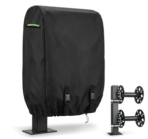 Welding Lead Reel Cover, 600D Waterproof Double Reel Cover Layer with Grips and Windproof Double Buckles, Fits Various Dual Cable Reels24×14×30in Welding Lead Reel Cover, 600D Waterproof Double Reel Cover Layer with Grips and Windproof Double Buckles, Fits Various Dual Cable Reels24×14×30in