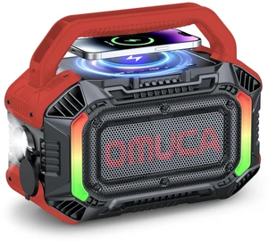 Speakers Bluetooth Wireless, 100W Portable Bluetooth Speaker with Bass, IPX7 Waterproof & Floatable, 20H Playtime, RGB Light, Loud Speakers with TWS for Work, Outdoor, Garage (L-Red) Speakers Bluetooth Wireless, 100W Portable Bluetooth Speaker with Bass, IPX7 Waterproof & Floatable, 20H Playtime, RGB Light, Loud Speakers with TWS for Work, Outdoor, Garage (L-Red)
