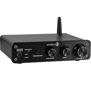 DTA-2.1BT2 Bluetooth 5.0 Stereo Audio 2.1 Channel Amplifier Receiver Mini Hi-Fi Class D Integrated Amp 2.1 CH for Home Speakers 100W and 100W Sub Output DTA-2.1BT2 Bluetooth 5.0 Stereo Audio 2.1 Channel Amplifier Receiver Mini Hi-Fi Class D Integrated Amp 2.1 CH for Home Speakers 100W and 100W Sub Output