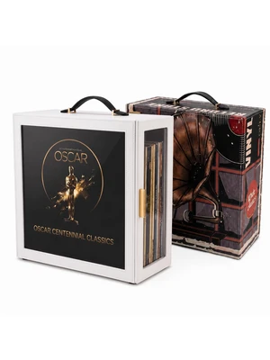Vinyl Record Storage Box with Clear Display Window, Vintage Portable LP Case with Side-Opening Door, Holds Up to 35 Albums (12-Inch), Retro Gramophone PU Leather Record Holder for Audiophiles Vinyl Record Storage Box with Clear Display Window, Vintage Portable LP Case with Side-Opening Door, Holds Up to 35 Albums (12-Inch), Retro Gramophone PU Leather Record Holder for Audiophiles