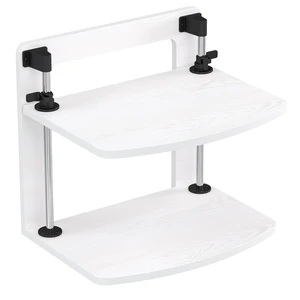 15.6 14 13.3 Inch Laptop Computer Monitor Stand Riser for Reduced Neck Strain, Adjustable Height Desk Shelf Organizer Monitor Riser Stand for PC Monitor Laptop - Withe - Wood Grain, MR01-L 15.6 14 13.3 Inch Laptop Computer Monitor Stand Riser for Reduced Neck Strain, Adjustable Height Desk Shelf Organizer Monitor Riser Stand for PC Monitor Laptop - Withe - Wood Grain, MR01-L