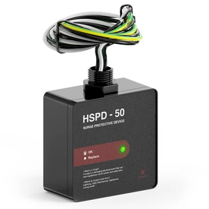 Upgrade HSPD Square Whole Home Surge Protective Device, Type 1 SPD, Whole House Surge Protector, HVAC Surge Protection, 120/240VAC (HSPD-50) Upgrade HSPD Square Whole Home Surge Protective Device, Type 1 SPD, Whole House Surge Protector, HVAC Surge Protection, 120/240VAC (HSPD-50)