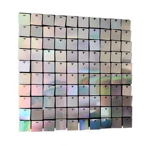 24 Sequin Panels for Shimmer Wall - New Interlocking Design Shimmer Wall, Party Backdrop, Events, and Advertising Signs (Iridescent) 24 Sequin Panels for Shimmer Wall - New Interlocking Design Shimmer Wall, Party Backdrop, Events, and Advertising Signs (Iridescent)