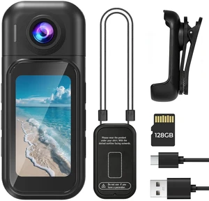Mini Body Camera With Audio and Video Recording,POV Action Camera With 1.5'' HD Screen EIS 6-axis Stabilization,WiFi Bluetooth, Clip Magnetic Hands-Free Vlogging Camera for Cycling, Motorcycle Mini Body Camera With Audio and Video Recording,POV Action Camera With 1.5'' HD Screen EIS 6-axis Stabilization,WiFi Bluetooth, Clip Magnetic Hands-Free Vlogging Camera for Cycling, Motorcycle
