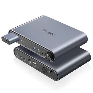 10 in 1 USB-C Docking Station with M.2 NVMe/SATA SSD Enclosure, 10Gbps USB 3.2, 480Mbps USB 2.0, HDMI 4K@60Hz, 100W PD, RJ45 Ethernet, 3.5mm Audio with Volume Knob, for MacBook Pro/Air (PTM1) 10 in 1 USB-C Docking Station with M.2 NVMe/SATA SSD Enclosure, 10Gbps USB 3.2, 480Mbps USB 2.0, HDMI 4K@60Hz, 100W PD, RJ45 Ethernet, 3.5mm Audio with Volume Knob, for MacBook Pro/Air (PTM1)