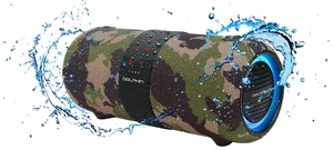 Portable Waterproof Bluetooth Speaker, Dual 3" Woofer Boombox, Camo TWS Technology, Color-Changing Lights, USB/TF/FM/AUX, Includes Shoulder Strap, 3000mAh Battery, Ideal for Outdoor Adventures Portable Waterproof Bluetooth Speaker, Dual 3" Woofer Boombox, Camo TWS Technology, Color-Changing Lights, USB/TF/FM/AUX, Includes Shoulder Strap, 3000mAh Battery, Ideal for Outdoor Adventures