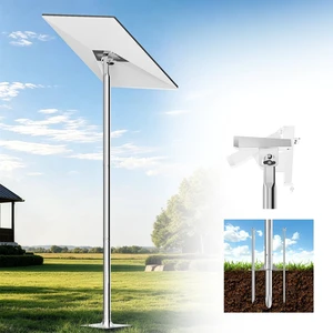 Starlink Pole Mount for Gen 3 & Standard 4/4X, 10.6FT Ground Stand 1.5'' Stainless Steel Pole, Dual Base for Grass and Concrete, Heavy Duty Antenna Stand, Easy Outdoor Installation Starlink Pole Mount for Gen 3 & Standard 4/4X, 10.6FT Ground Stand 1.5'' Stainless Steel Pole, Dual Base for Grass and Concrete, Heavy Duty Antenna Stand, Easy Outdoor Installation