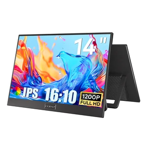 Portable Monitor 14" 1200P FHD USB-C/HDMI Laptop Monitor Travel Gaming Monitor for PC MAC Phone Xbox PS4/5 Switch Portable Monitor 14" 1200P FHD USB-C/HDMI Laptop Monitor Travel Gaming Monitor for PC MAC Phone Xbox PS4/5 Switch