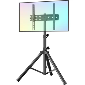 Portable Tripod TV Stand for 26-75 inch TVs, Outdoor TV Stand Mount with 15° Tilt, Height Adjustable Floor TV Stands for Flat/Curved Screens up to 100lbs, Max VESA 600x400mm, FORGINGMOUNT Portable Tripod TV Stand for 26-75 inch TVs, Outdoor TV Stand Mount with 15° Tilt, Height Adjustable Floor TV Stands for Flat/Curved Screens up to 100lbs, Max VESA 600x400mm, FORGINGMOUNT