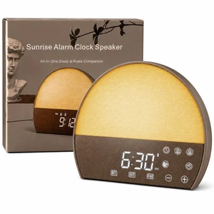Sunrise Alarm Clock for Heavy Sleepers, Natural Wake Up Light Sound Machine Dual Alarm, Sunrise/Sunset Sim, 10 Soothing Sounds, 30 Dimmable Reading Lamp, Bluetooth & FM Radio, Tap Snooze, Auto Timer Sunrise Alarm Clock for Heavy Sleepers, Natural Wake Up Light Sound Machine Dual Alarm, Sunrise/Sunset Sim, 10 Soothing Sounds, 30 Dimmable Reading Lamp, Bluetooth & FM Radio, Tap Snooze, Auto Timer
