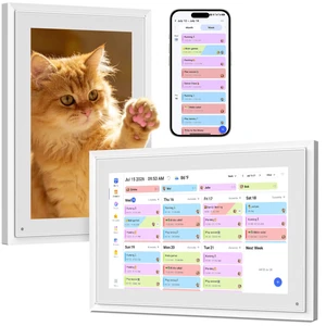 10.1 Inch Digital Calendar+Digital Picture Frame, 2026 Desk Calendar Smart WiFi Planner & Chore Chart, IPS HD Interactive Touchscreen Display Gifts for Women Men, Gifts for Mom Dad 10.1 Inch Digital Calendar+Digital Picture Frame, 2026 Desk Calendar Smart WiFi Planner & Chore Chart, IPS HD Interactive Touchscreen Display Gifts for Women Men, Gifts for Mom Dad