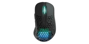 M4 Wireless, Wireless Ultra-Light Gaming Mouse, Optimised for E-Sports, 2.4 GHz, RF RGB Lighting, Adaptable Ergonomic Right-Handed Mouse, Rechargeable, Black M4 Wireless, Wireless Ultra-Light Gaming Mouse, Optimised for E-Sports, 2.4 GHz, RF RGB Lighting, Adaptable Ergonomic Right-Handed Mouse, Rechargeable, Black