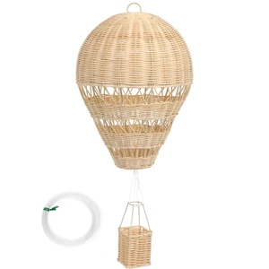 Rattan Hot Air Balloon, Wicker Hot Air Balloon Decor Rattan Hot Air Balloon, Wicker Hot Air Balloon Decor