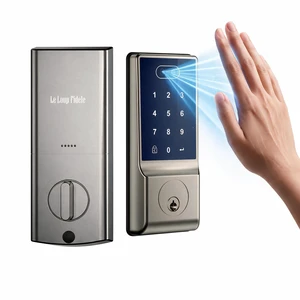 LeLoupFidele Palm Vein Smart Door Lock for Front Door Palm Lock, 6-in-1 Keyless Entry Deadbolt, App Control Auto Lock Waterproof for Front Door LeLoupFidele Palm Vein Smart Door Lock for Front Door Palm Lock, 6-in-1 Keyless Entry Deadbolt, App Control Auto Lock Waterproof for Front Door