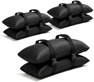 6 Pack Sand Bags for Weight, 330 LBS Umbrella Base Weight (No Sand) Oxford Fabric Sandbag Weights to Hold Thing Down, Heavy-Duty Weight Sandbags for Patio Umbrella Base, Trampoline Accessories 6 Pack Sand Bags for Weight, 330 LBS Umbrella Base Weight (No Sand) Oxford Fabric Sandbag Weights to Hold Thing Down, Heavy-Duty Weight Sandbags for Patio Umbrella Base, Trampoline Accessories