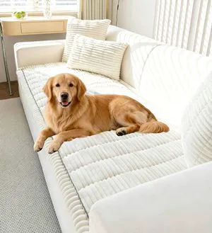 Couch Covers for Dogs Washable, Non Slip Loveseat Pet Sofa Protector | Cream, 23.6" x 47.2", Soft Fuzzy Plush, All Seasons, Pet Friendly Furniture Protector, Breathable, Thick Wear-Resistant Couch Covers for Dogs Washable, Non Slip Loveseat Pet Sofa Protector | Cream, 23.6" x 47.2", Soft Fuzzy Plush, All Seasons, Pet Friendly Furniture Protector, Breathable, Thick Wear-Resistant