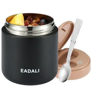 15.2oz Kids Food Jar for Hot Food Vacuum Insulated Lunch Container with 316 Stainless Steel Interior, Leakproof Wide Mouth & Foldable Spoon for School Meals 15.2oz Kids Food Jar for Hot Food Vacuum Insulated Lunch Container with 316 Stainless Steel Interior, Leakproof Wide Mouth & Foldable Spoon for School Meals