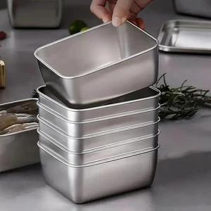 6pcs Stainless Steel Stacking Food Containers with Lids, Reusable Snack & Prep Containers for Office, sp-00018 6pcs Stainless Steel Stacking Food Containers with Lids, Reusable Snack & Prep Containers for Office, sp-00018