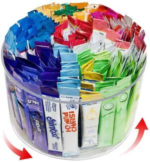 Drink Packet Organizer for Powdered Drink Mix,Powder Packet,Water Packet,Water Flavor Packet,Lazy Susan 360° Turntable Organizer for Drink Mix Necessities Drink Packet Organizer for Powdered Drink Mix,Powder Packet,Water Packet,Water Flavor Packet,Lazy Susan 360° Turntable Organizer for Drink Mix Necessities
