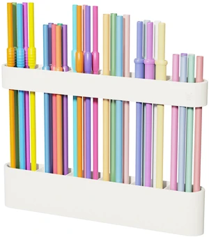 Straw Holder for Cabinet Door, Silicone Straw Organizer for Cabinet Door, Kitchen Cabinet Organizer Reusable Straws Dispenser for Home Kitchen Accessories (White) Straw Holder for Cabinet Door, Silicone Straw Organizer for Cabinet Door, Kitchen Cabinet Organizer Reusable Straws Dispenser for Home Kitchen Accessories (White)