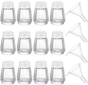 12 Pcs Mini Salt and Pepper Shakers Glass, 0.5 oz White | Small Glass Spice Jars Bulk, Wedding Party Restaurant Supply, Portable Travel Camping Use, Kitchen Funnels Easy Refilling 12 Pcs Mini Salt and Pepper Shakers Glass, 0.5 oz White | Small Glass Spice Jars Bulk, Wedding Party Restaurant Supply, Portable Travel Camping Use, Kitchen Funnels Easy Refilling