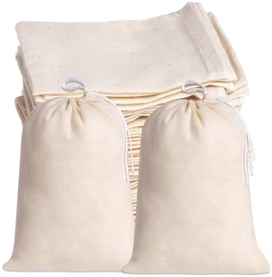 50Pcs Cotton Drawstring Bags, Reusable Muslin Bag Natural Cotton Bags with Drawstring Produce Bag Bulk Gift Jewelry Pouch for Party Wedding Home Storage, Natural Color (6x7.9 Inch) 50Pcs Cotton Drawstring Bags, Reusable Muslin Bag Natural Cotton Bags with Drawstring Produce Bag Bulk Gift Jewelry Pouch for Party Wedding Home Storage, Natural Color (6x7.9 Inch)