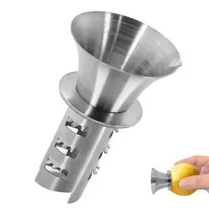 1Pc 18/8 Stainless Steel Manual Lemon Juicer Squeezer, Easy Squeeze Small Hand Juicer and Reamer, Hand Citrus Juicer and Lemon Pourer, Screw Limes squeezer, Dishwasher Safe (1) 1Pc 18/8 Stainless Steel Manual Lemon Juicer Squeezer, Easy Squeeze Small Hand Juicer and Reamer, Hand Citrus Juicer and Lemon Pourer, Screw Limes squeezer, Dishwasher Safe (1)